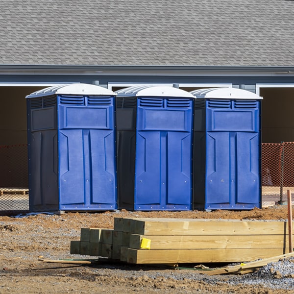 are there any restrictions on where i can place the portable restrooms during my rental period in Camden Arkansas